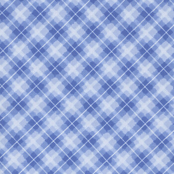 Let it Snow-Man! 27759-440 Medium Blue by Danielle Leone for Wilmington Prints