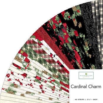 Cardinal Charm  40 Karat Crystals by Susan Winget for Wilmington Prints, Image