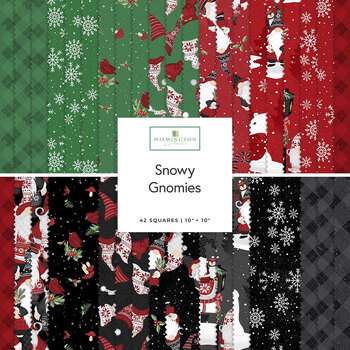 Snowy Gnomies  10 Karat Crystals by Jennifer Pugh for Wilmington Prints, Image