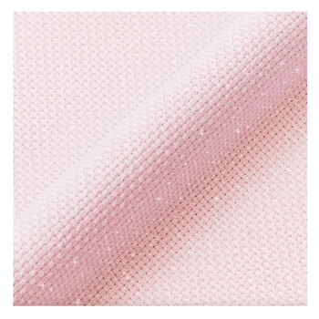 Iridescent Pink 14 Count Aida Cross Stitch Cloth by Charles Craft