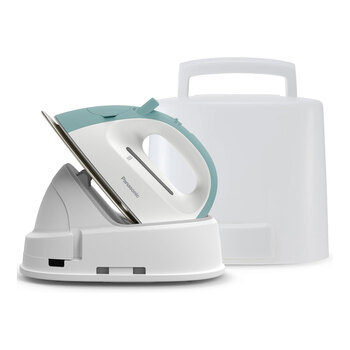 Panasonic Cordless Quilters Compact Iron - Green, Image
