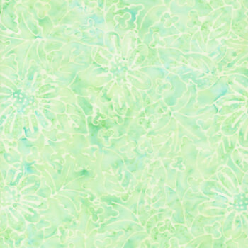 Tonga Blossom TONGA-B2518 LEAF by Timeless Treasures Fabrics, Image