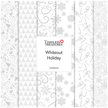 Whiteout Holiday  Yardage by Timeless Treasures Fabrics, Image