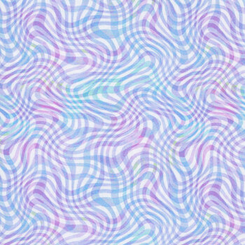 Hydrangea Dream PLAID-CD4246 LILAC by Chong-A Hwang for Timeless Treasures Fabrics