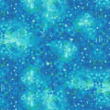 Hydrangea Dream BRAVO-CD1300 LAGOON by Chong-A Hwang for Timeless Treasures Fabrics, Image