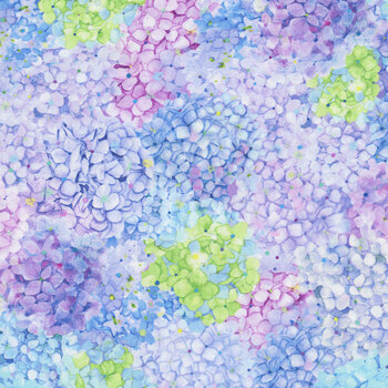 Hydrangea Dream FLORA-CD4243 BLOOM by Chong-A Hwang for Timeless Treasures Fabrics