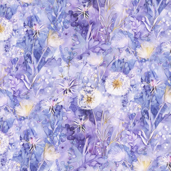 Mystic Meadow FLEUR-CD4216 LILAC by Timeless Treasures Fabrics
