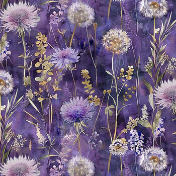 Mystic Meadow FLEUR-CD4215 IRIS by Timeless Treasures Fabrics, Image