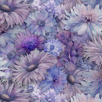 Mystic Meadow FLEUR-CD4214 THISTLE by Timeless Treasures Fabrics, Image