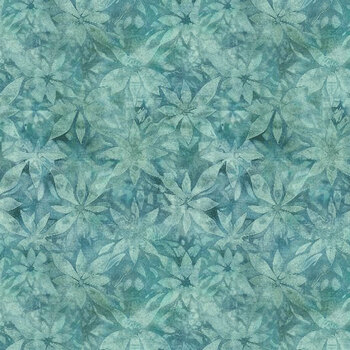 Calico Cat FLEUR-CD4119 POWDER by Timeless Treasures Fabrics, Image