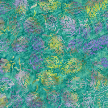 Tonga Mermaid TONGA-B4029 MINT by Timeless Treasures Fabrics, Image