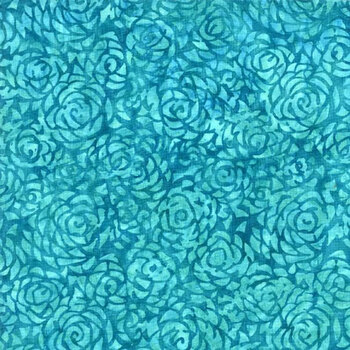 Tonga Mermaid TONGA-B4030 TEAL by Timeless Treasures Fabrics, Image