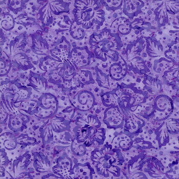 Tonga Mermaid TONGA-B6666 PURPLE by Timeless Treasures Fabrics, Image