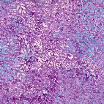 Tonga Mermaid TONGA-B4033 PLUM by Timeless Treasures Fabrics, Image