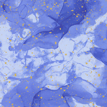 Evening Glow FLORA-CM4108 BLUE by Chong-A Hwang for Timeless Treasures Fabrics