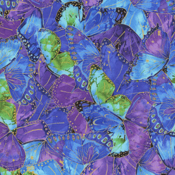 Evening Glow FLORA-CM4103 MULTI by Chong-A Hwang for Timeless Treasures Fabrics