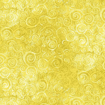 Poppy Serenade POPPY-CD4170 YELLOW by Chong-A Hwang for Timeless Treasures Fabrics, Image