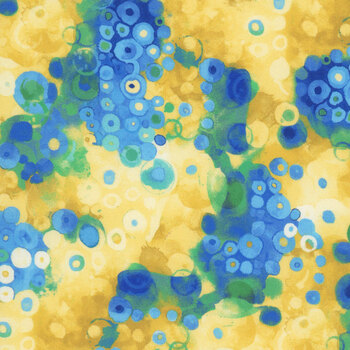 Poppy Serenade POPPY-CD4167 GOLD by Chong-A Hwang for Timeless Treasures Fabrics