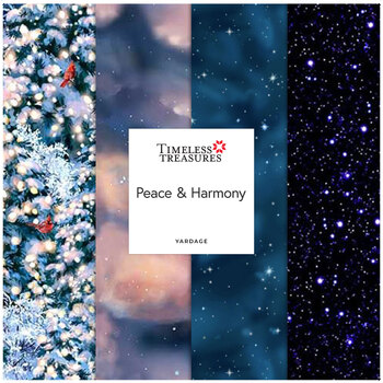 Peace & Harmony  Yardage by Dona Gelsinger for Timeless Treasures Fabrics, Image
