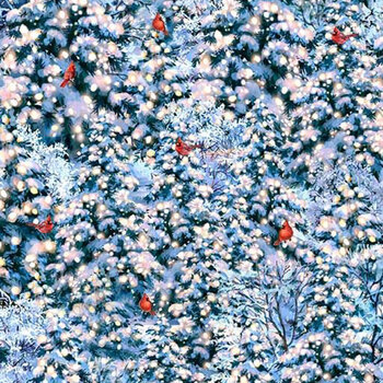 Peace & Harmony DONA-CD4185 FROST by Dona Gelsinger for Timeless Treasures Fabrics, Image
