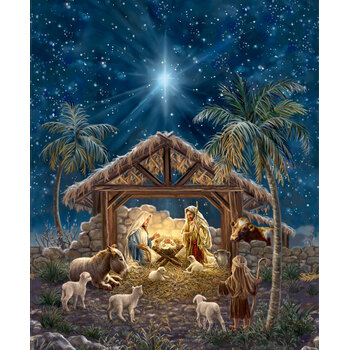 Peace & Harmony PANELDG-CD3898 MULTI Panel by Dona Gelsinger for Timeless Treasures Fabrics, Image