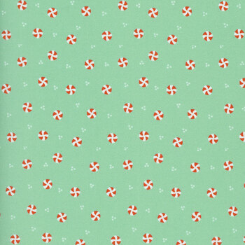 Ginger Cat Christmas BH-CD4204 MINT by Belle Haus for Timeless Treasures Fabrics