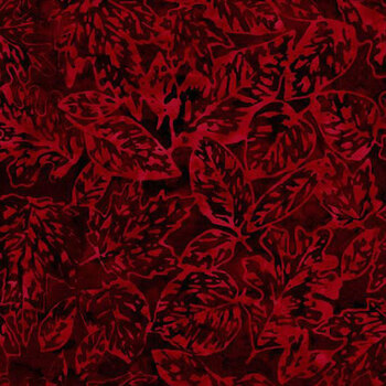 Tonga Poinsettia TONGA-B3276 CRIMSON by Timeless Treasures Fabrics, Image