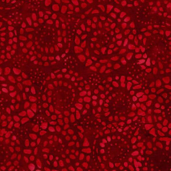 Tonga Poinsettia TONGA-B2703 SCARLET by Timeless Treasures Fabrics, Image