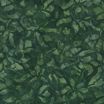Tonga Poinsettia TONGA-B1526 JUNIPER by Timeless Treasures Fabrics