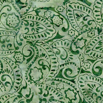 Tonga Poinsettia TONGA-B2553 PINE by Timeless Treasures Fabrics, Image