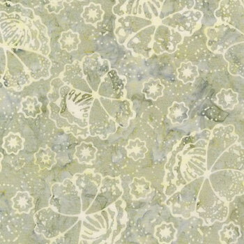 Tonga Poinsettia TONGA-B6644 SAGE by Timeless Treasures Fabrics, Image