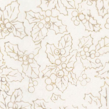 Tonga Poinsettia TONGA-B3564 SNOW by Timeless Treasures Fabrics, Image