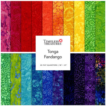 Tonga Fandango  20 FQ Set by Timeless Treasures Fabrics, Image