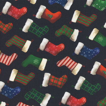 Winter Wonder 55165D-3 Night by Whistler Studios for Windham Fabrics, Image