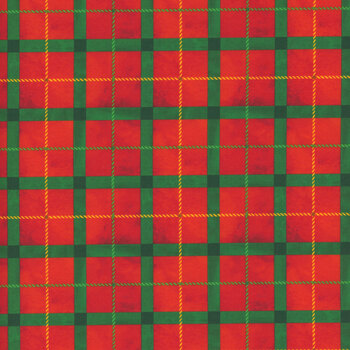 Winter Wonder 55172D-7 Red by Whistler Studios for Windham Fabrics, Image