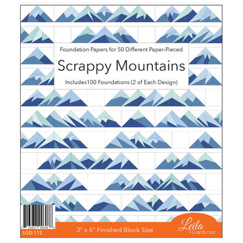 Scrappy Mountains Foundation Paper Pad - 50 Sheets, Image