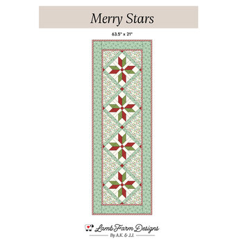 Merry Stars Table Runner Pattern, Image