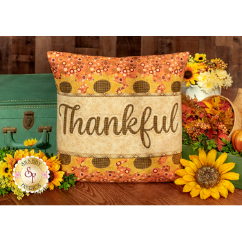  Wrapped with Words Pillow Wrap Kit - Thankful, Image