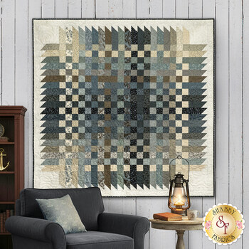  Over & Down Under Quilt Kit - Dark & Stormy , Image