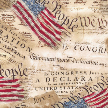 Declaration Of Independence USA-CD8320 MULTI for Timeless Treasures Fabrics, Image