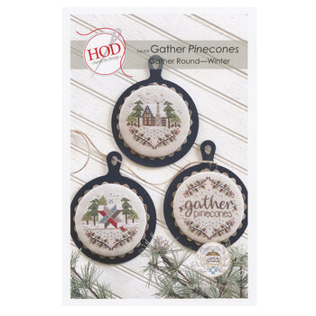 Gather Pinecones Cross Stitch Pattern, Image