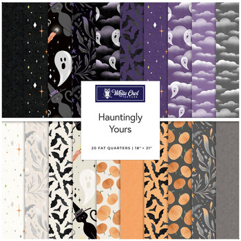 Hauntingly Yours  20 FQ Set by Gia Graham for White Owl Textiles, Image