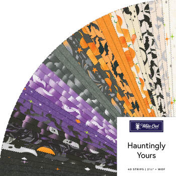 Hauntingly Yours  2.5" Strips Gia Graham for White Owl Textiles