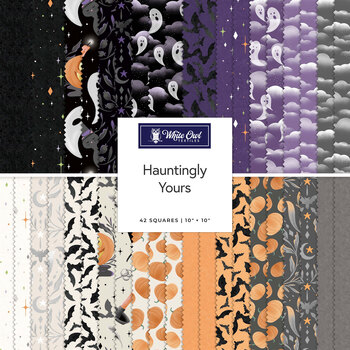 Hauntingly Yours  10" Stack by Gia Graham for White Owl Textiles, Image