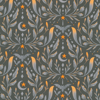 Hauntingly Yours W125-004-727 Gray by Gia Graham for White Owl Textiles
