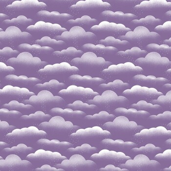 Hauntingly Yours W125-007-400 Purple by Gia Graham for White Owl Textiles, Image