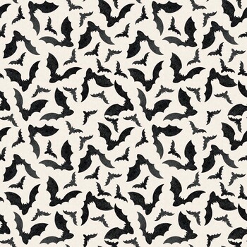 Hauntingly Yours W125-008-077 Cream by Gia Graham for White Owl Textiles, Image