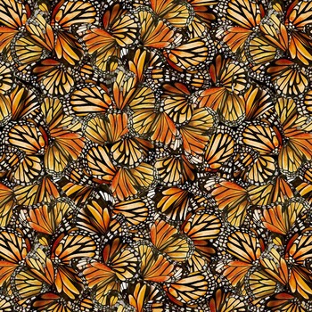 Monarch Meadow W100-029-862 Multi by Nicole Tamarin for White Owl Textiles, Image