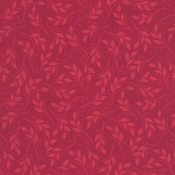 Monarch Meadow W100-032-370 Red by Nicole Tamarin for White Owl Textiles