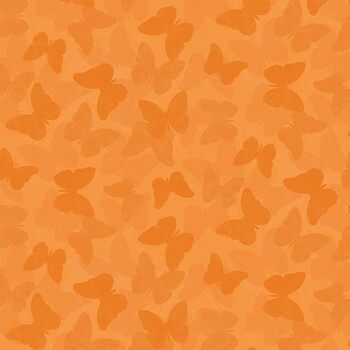 Monarch Meadow W100-033-275 Orange by Nicole Tamarin for White Owl Textiles, Image